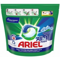 Капсулы для стирки Ariel Pods Mountain Spring Gel 58x25.2g