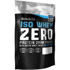 Proteină Biotech Iso Whey Zero Black Biscuit 500g