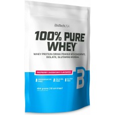 Proteină Biotech 100% Pure Whey Raspberry Cheesecace 454g