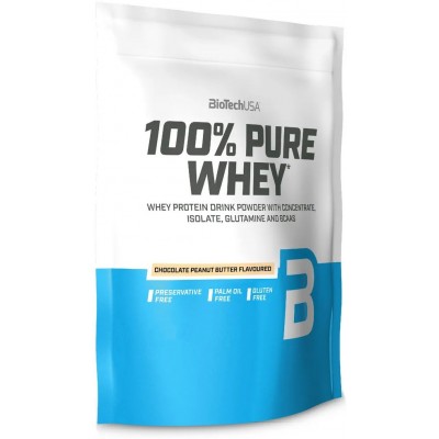 Proteină Biotech 100% Pure Whey Chocolate Peanut Butter 454g