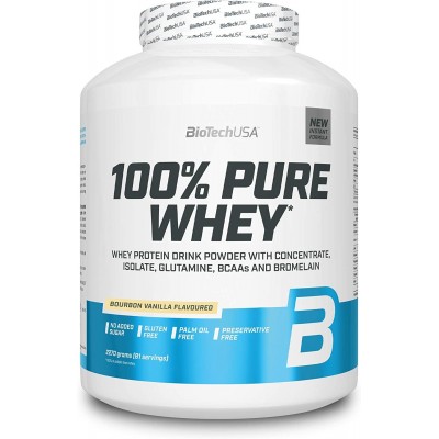 Proteină Biotech 100% Pure Whey Bourbon Vanilla 2270g