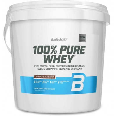 Proteină Biotech 100% Pure Whey Chocolate 4000g