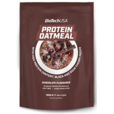 Fulgi de ovaz proteic Biotech Protein Oatmel Chocolate & Cherry 1000g