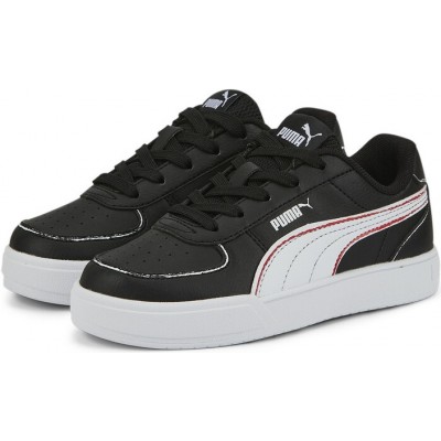 Кеды детские Puma Caven Home School Ps Puma Black/White/High Risk Red 27.5