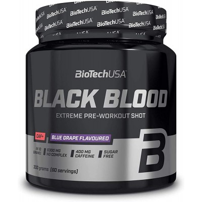 Complex pre-antrenament Biotech Black Blood CAF+ Blue Grape 300g