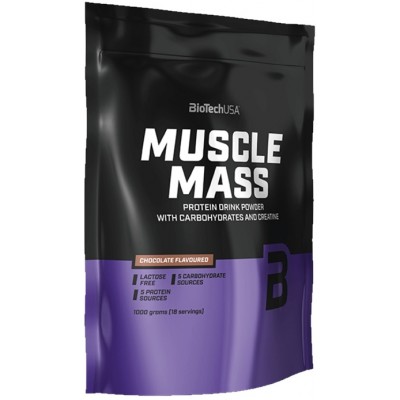 Гейнер Biotech Muscle Mass Chocolate 1000g