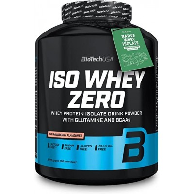 Протеин Biotech Iso Whey Zero Strawberry 2270g