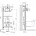 Rezervor WC îngropat cu cadru Imprese i-Frame i9109