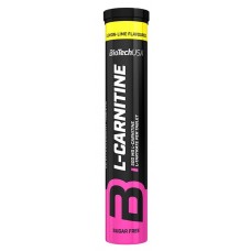 Produs pentru slăbit Biotech L-Carnitine 500mg Lemon & Lime 20tab