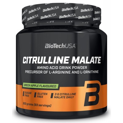 Предтренировочный комплекс Biotech Citrulline Malate Green Apple 300g