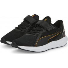 Кроссовки детские Puma Twitch Runner Sashiko Ac Ps Puma Black/Orange Brick/Burnt Olive 27.5