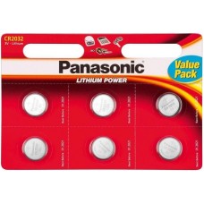 Baterie Panasonic CR2032 6pcs (CR2032EL/6B)