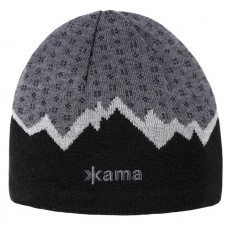 Шапка Kama Knitted A169 Black