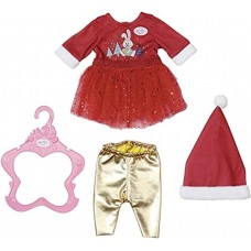 Haine pentru păpuși Zapf Baby Born X-Mas Dress (830284)