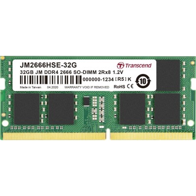 Memorie Transcend 32Gb DDR4-2666MHz SODIMM (JM2666HSE-32G)