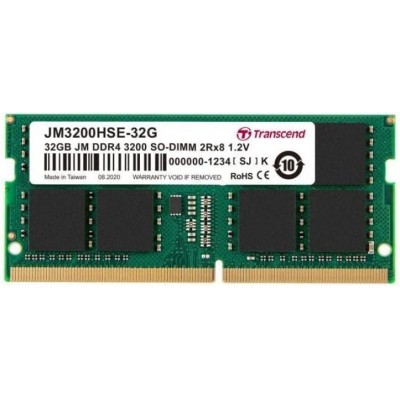 Memorie Transcend 32Gb DDR4-3200MHz SODIMM (JM3200HSE-32G)