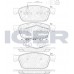 Set placute frână ICER 141953
