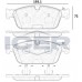 Set placute frână ICER 182105