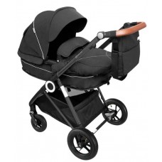 Carucior BabyGo 3in1 Air Halime Black (76122)