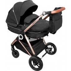 Carucior BabyGo 3in1 Air Halime Black (76141)