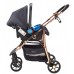 Carucior BabyGo 3in1 Style Black Rose (6321)