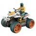 Jucărie teleghidată Crazon Amphibious Stunt Motorcycle with Deformation 1:14 (333-MT21141)