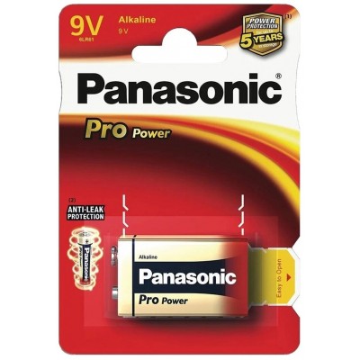 Baterie Panasonic PRO Power 1pcs (6LR61XEG/1BP)