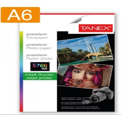Hârtie foto Tanex А6 180g 100p Glossy (HC-180-100A6)