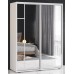Шкаф-купе Mobildor-Lux Aron S 1100 (8681 Alb Briliant) H cu elemente profil