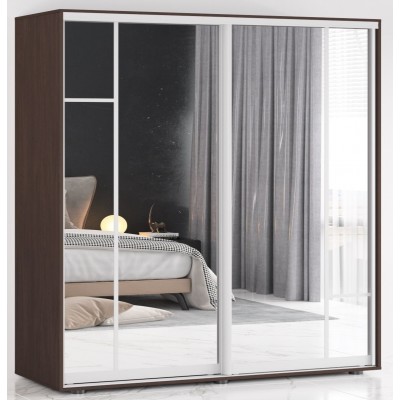Шкаф-купе Mobildor-Lux Aron 2200 (2226 Wenghe) H cu elemente profil