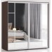 Шкаф-купе Mobildor-Lux Aron 2200 (2226 Wenghe) H cu elemente profil