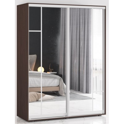 Шкаф-купе Mobildor-Lux Aron S 1100 (2226 Wenghe) H cu elemente profil