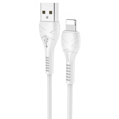 Cablu USB Hoco X37 Cool Power Lightning White