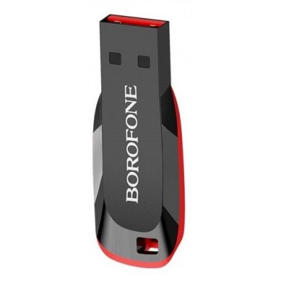 Флеш-накопитель Borofone BUD2 Generous 16Gb Black/Red