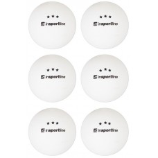 Minge pentru tenis de masă Insportline Elisenda S3 White 6pcs (21568-1)