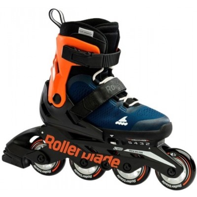 Роликовые коньки RollerBlade Microblade Midnight Blue/Warm Orange (33-36.5)