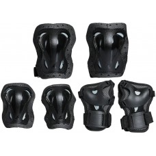 Protecție role Rollerblade Skate Gear Junior 3 Pack XS Black