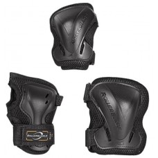 Protecție role Rollerblade Evo Gear Junior 3 Pack XS Black