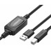 Кабель Ugreen USB 2.0 to USB-B 10m Black (10374)