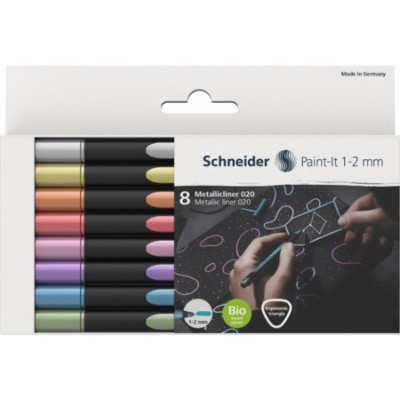 Маркеры Schneider 1-2mm Paint-It 020 8pcs