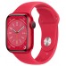 Смарт-часы Apple Watch Series 8 GPS 41mm Product Red Aluminium Case with Red Sport Band (MNP73)