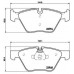Set placute frână Brembo P 06 036