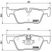Комплект тормозных колодок Brembo P 06 071