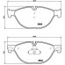 Комплект тормозных колодок Brembo P 06 076
