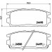 Set placute frână Brembo P 10 004