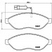 Set placute frână Brembo P 23 144
