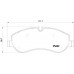 Комплект тормозных колодок Brembo P 24 152