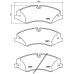 Set placute frână Brembo P 44 022