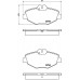 Set placute frână Brembo P 50 049