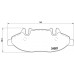 Комплект тормозных колодок Brembo P 50 050